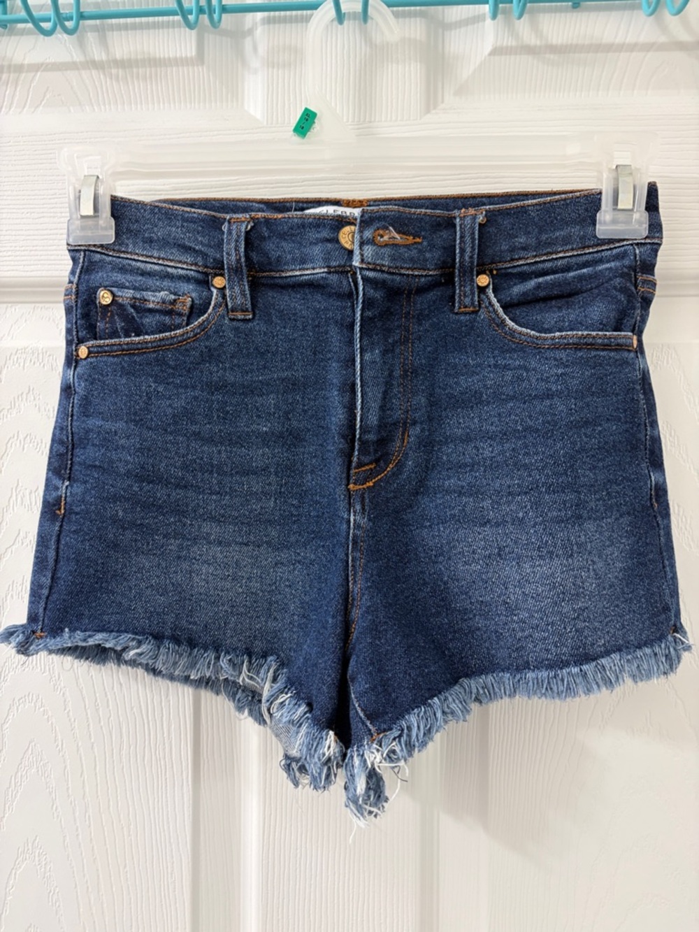 Celebrity Pink Dark Blue Denim Jean Shorts